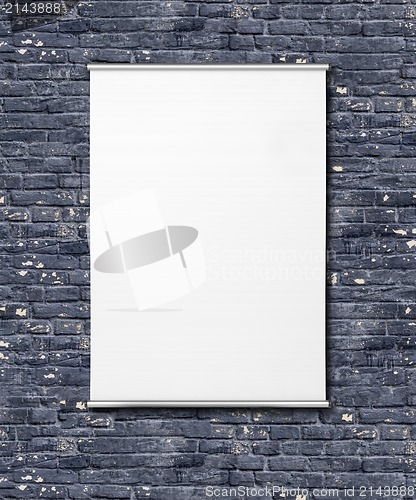 Image of Empty Flipchart on Wall.