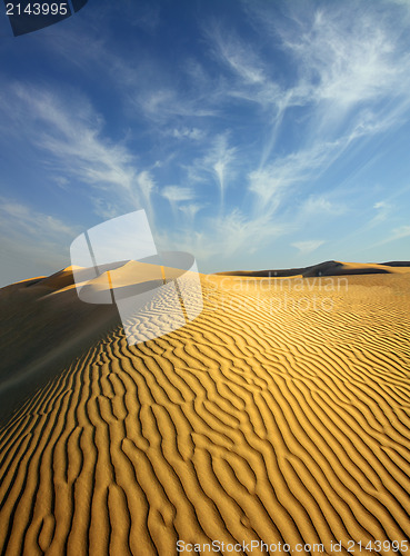 Image of evening desert