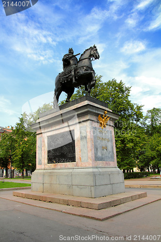 Image of Peter 1 monument in Saint-petersburg