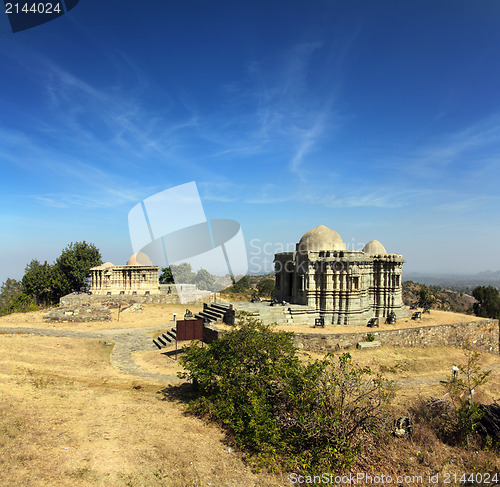 Image of temple in kumbhalgarh fort India 