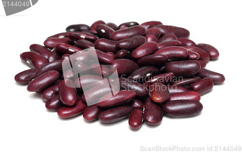 Image of red haricot heap
