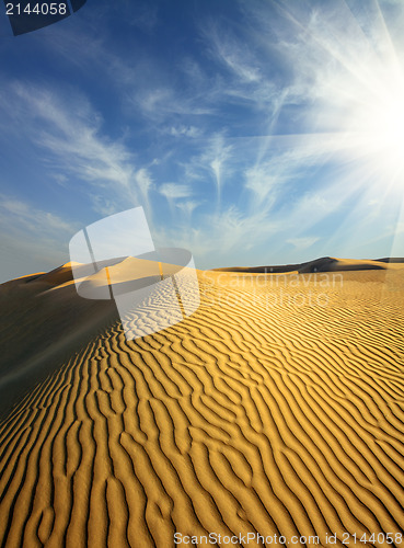 Image of evening desert