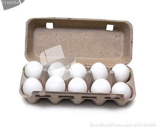Image of ten eggs in pack