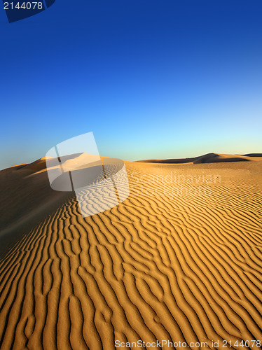 Image of evening desert