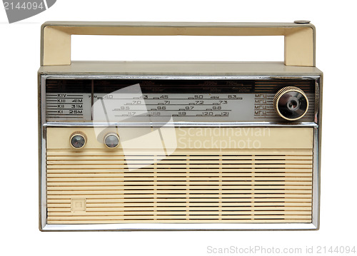 Image of old radio receiver
