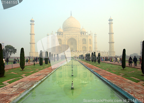 Image of Taj Mahal - famous mausoleum