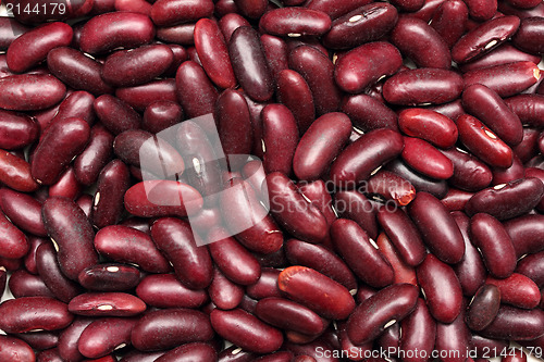 Image of red haricot beans background