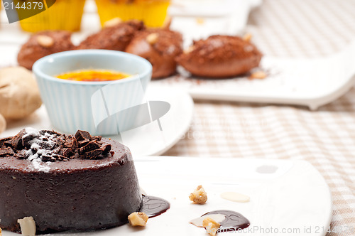 Image of group of various dessert cake 