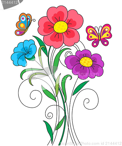 Image of Kidstyle flower illustration