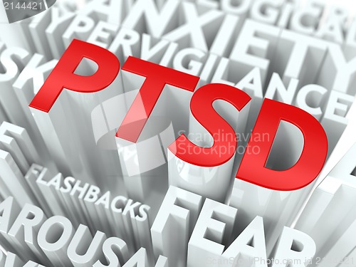 Image of PTSD Concept.
