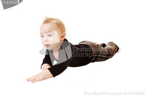 Image of Little boy on the floor.