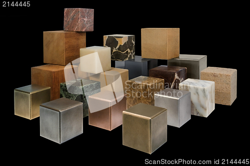 Image of various cubes