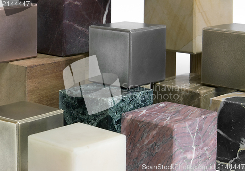 Image of various cubes