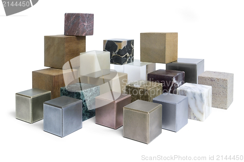 Image of various cubes