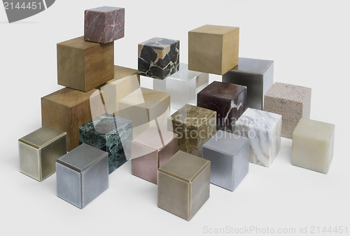 Image of various cubes