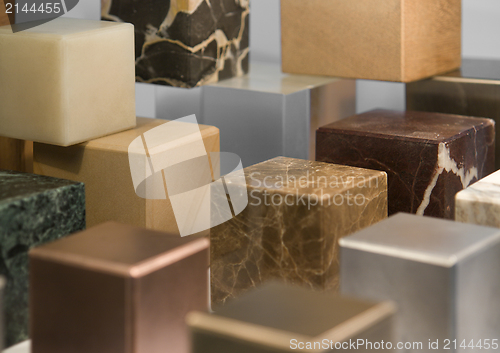 Image of various cubes