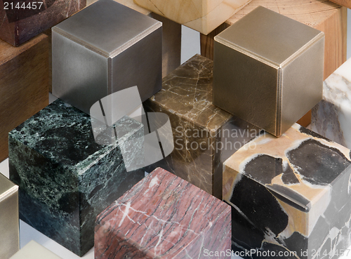 Image of various cubes