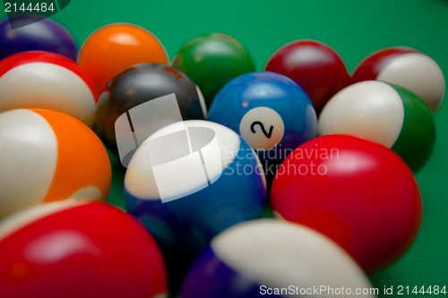 Image of Billiards balls