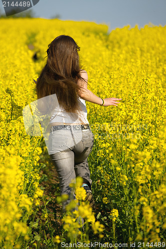 Image of Girl on the field