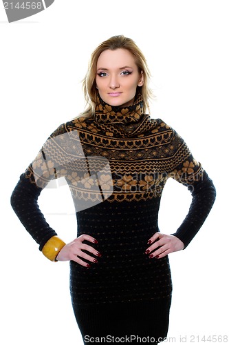 Image of Portrait of a nice young womanv