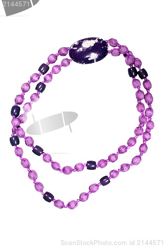 Image of Large purple beads