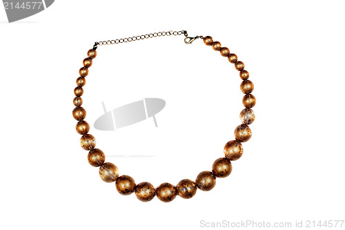 Image of Large gold necklace