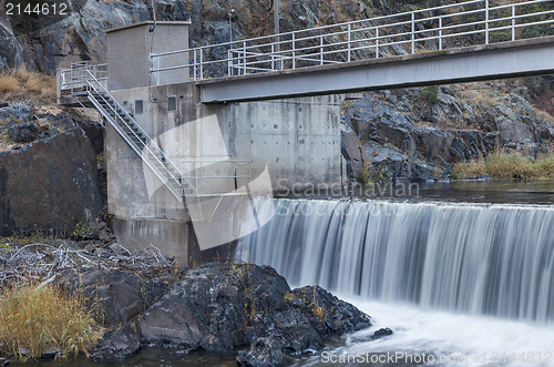 Image of river diversion dam