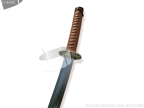 Image of  japanese sword (3d, isolated)