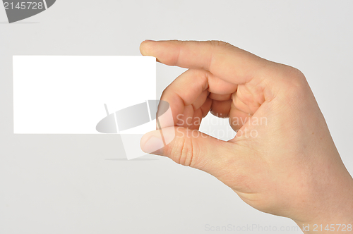 Image of Blank Business Card