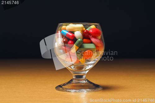 Image of Glass with Medicine