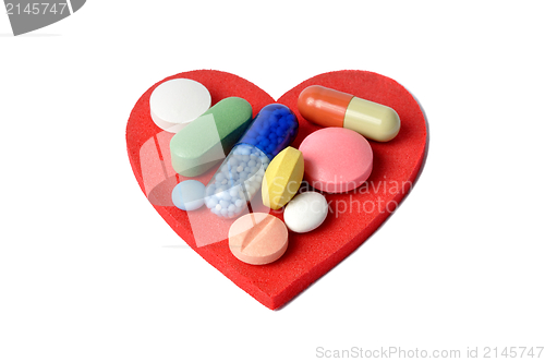 Image of Heart and Pills