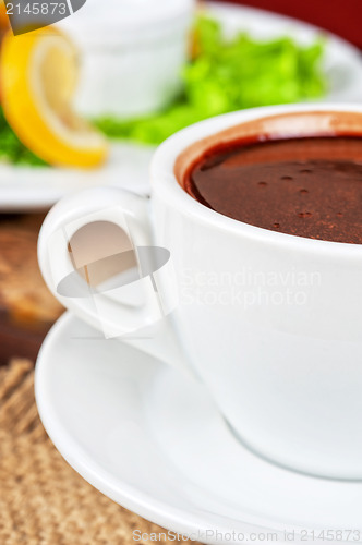 Image of Deliicous coffee closeup