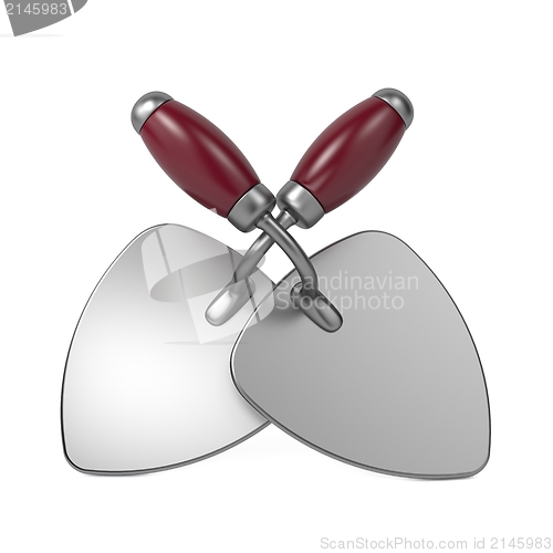 Image of Two Construction Trowel.