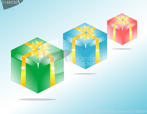 Image of Gift Box: A gift box in 3 color versions