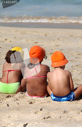 Image of Children playing on the beach