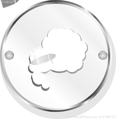 Image of metal cloud icon