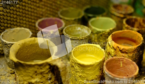 Image of Paitbrushes and colors