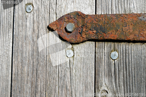 Image of old door detail