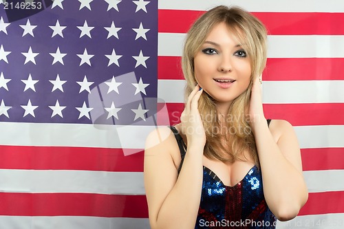 Image of Cute young blonde