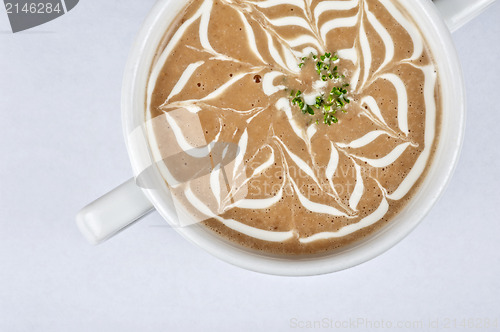 Image of cream mushroom soup