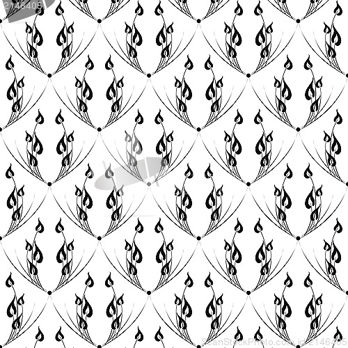 Image of seamless floral pattern