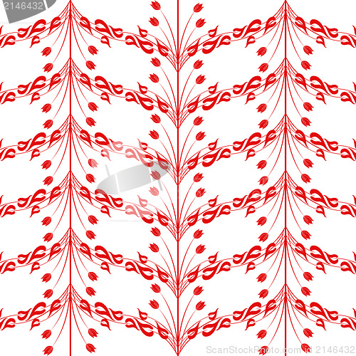 Image of seamless floral pattern