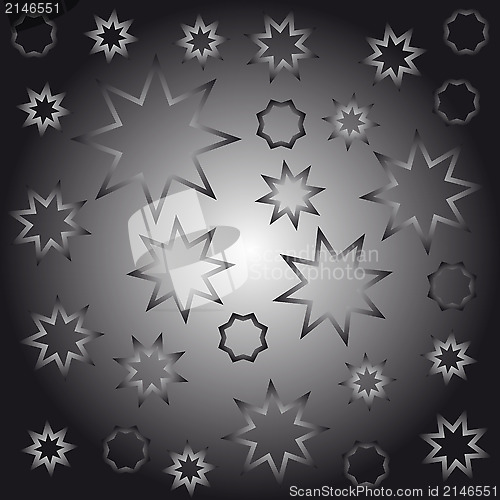 Image of Abstract octagonal stars
