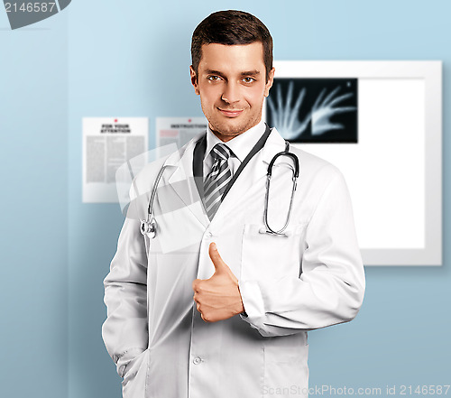 Image of Doctor Man With Stethoscope