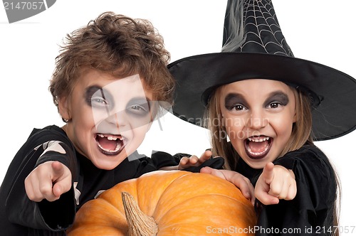 Image of Child in halloween costume