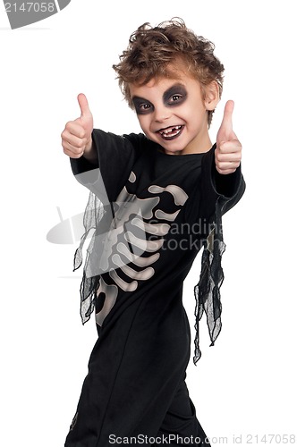 Image of Child in halloween costume