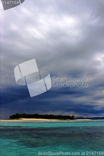 Image of  cloudy in indian sky and hill