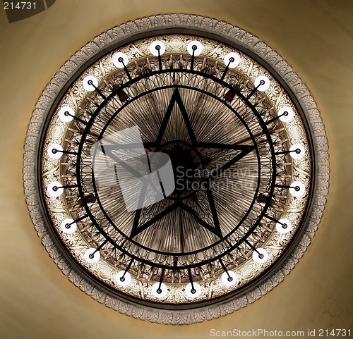 Image of Chandelier in the Moscow theater