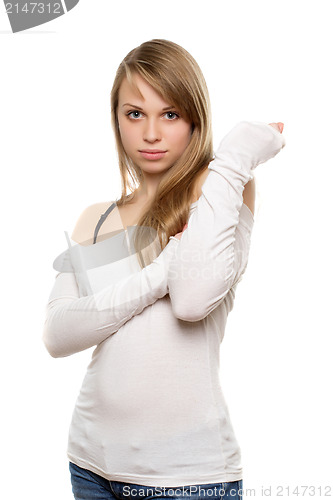 Image of Attractive blond woman