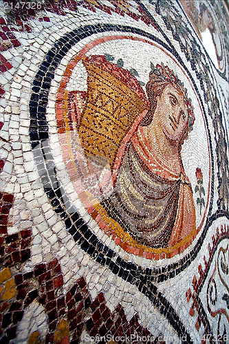 Image of  mosaic piece of  ceramics 